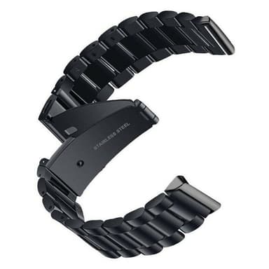 Armband rostfritt stål FITBIT Inspire / Inspire HR - Svart