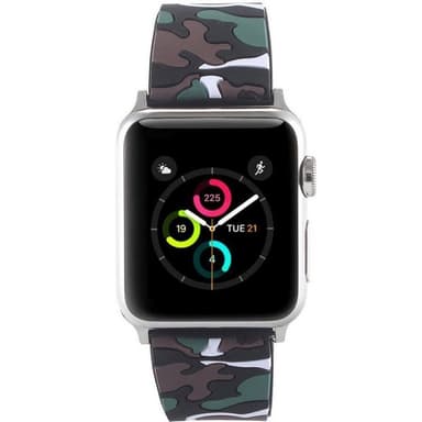 Apple Watch 38mm Camo Armband - Svart/Vit