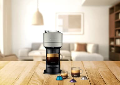 NESPRESSO® Vertuo Next kaffemaskin av Krups, Light Grey