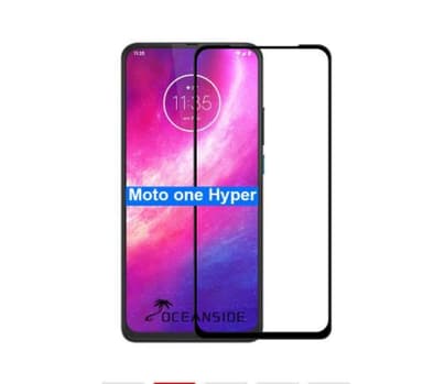 Skärmskydd Motorola One Hyper Svart 2-pack