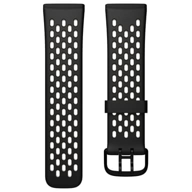 Versa 3/Sense Sport Band Black/L.White (L)