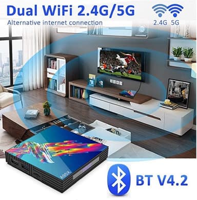 4K Smart TV box 4GB+32GB med Android 9.0 A95X R3