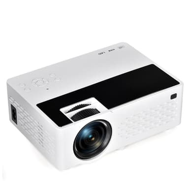 Tyst LCD-projektor 800x480P Vit