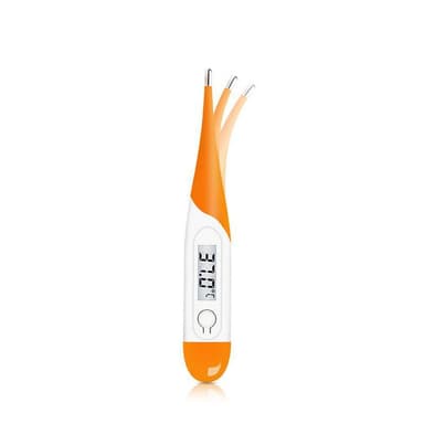 Digital febertermometer Orange/Vit