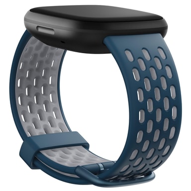 Versa 3/Sense Sport Band Sapphire/F.Grey (L) - Elgiganten