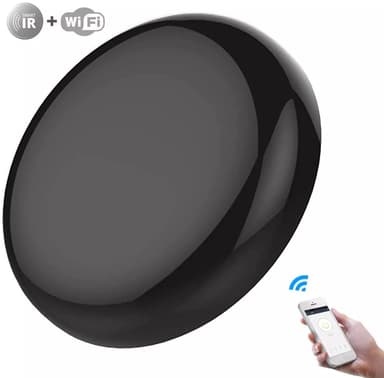 Universal Smart Home Wifi IR fjärrkontroll Svart
