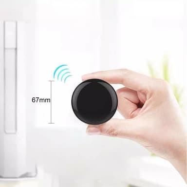 Universal Smart Home Wifi IR fjärrkontroll Svart
