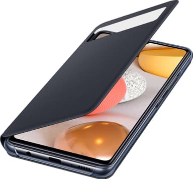 Samsung S View plånboksfodral för Galaxy A42 (svart)