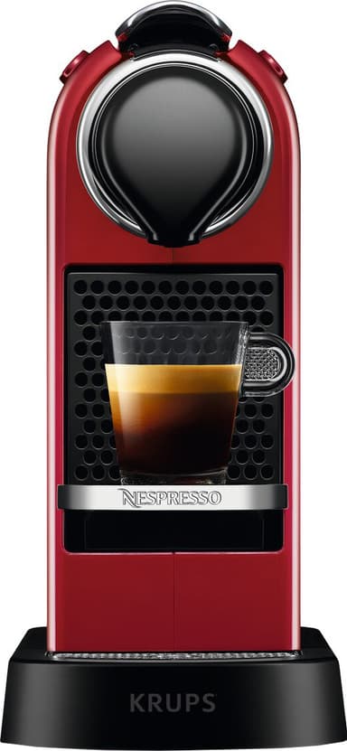 NESPRESSO® CitiZ kaffemaskin av Krups, Röd