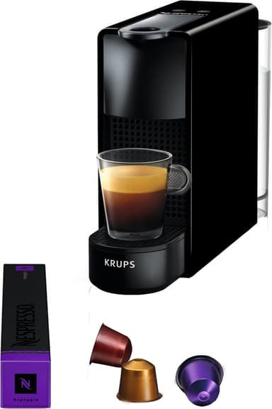 NESPRESSO® Essenza Mini kaffemaskin av Krups, Svart