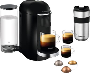 NESPRESSO® VertuoPlus kaffemaskin av Krups, Svart