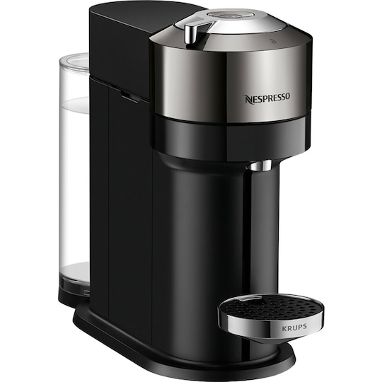 NESPRESSO® Vertuo Next kaffemaskin av Krups, Dark Chrome