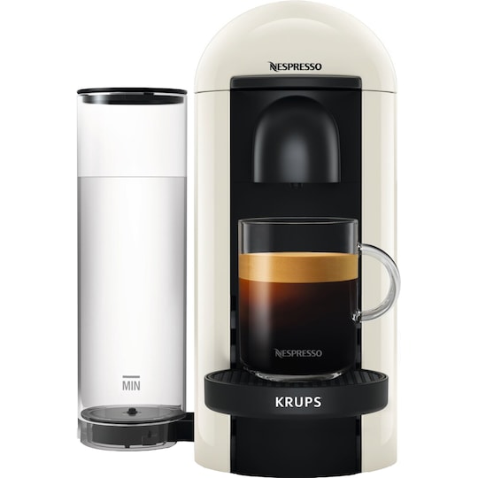 NESPRESSO® VertuoPlus kaffemaskin av Krups, Vit