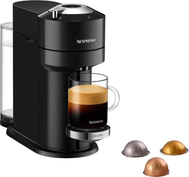 NESPRESSO® Vertuo Next kaffemaskin av Krups, Svart
