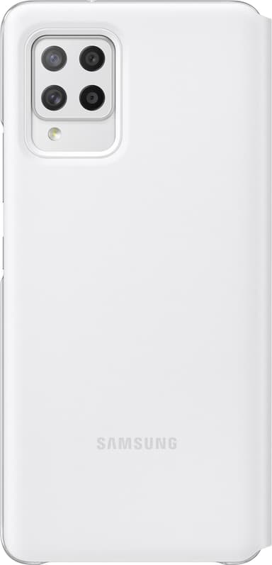 Samsung S View plånboksfodral för Galaxy A42 (vit)