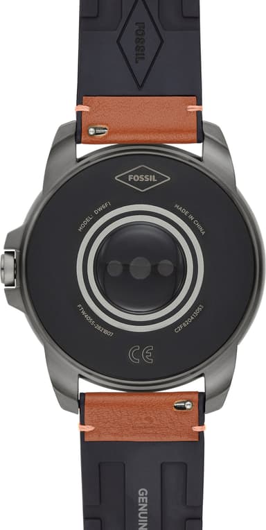 Fossil Gen 5E smartwatch 44mm rostfritt stål (brun)
