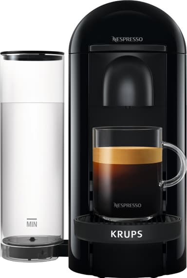 NESPRESSO® VertuoPlus Deluxe kaffemaskin av Krups, Svart