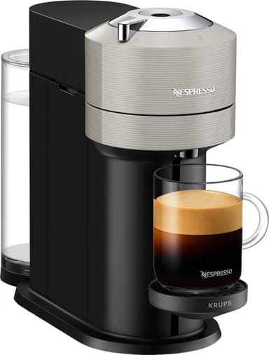 NESPRESSO® Vertuo Next kaffemaskin av Krups, Light Grey