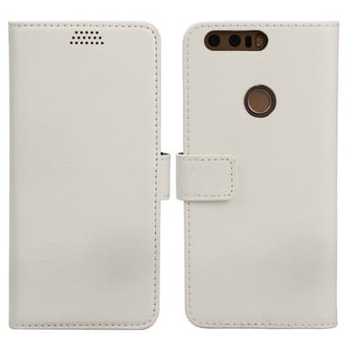 Mobilplånbok 2-kort Huawei Honor 8 (FRD-L09)  - Vit