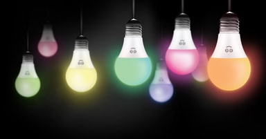 Geeni Prisma 450 smart LED-lampa 6.5W A19 E27