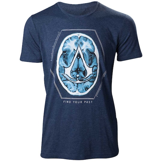 T-shirt Assassin s Creed - Find Your Past blå (XL)