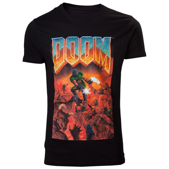 T-shirt Doom - Classic Boxart svart (XXL)