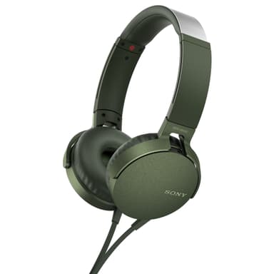 Sony hörlurar on-ear MDR-XB550 (grön) Sony hörlurar on-ear MDR-XB550 (grön)