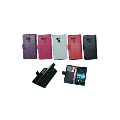 Mobilplånbok 2-kort Sony Xperia Acro S (LT26w)  - Svart