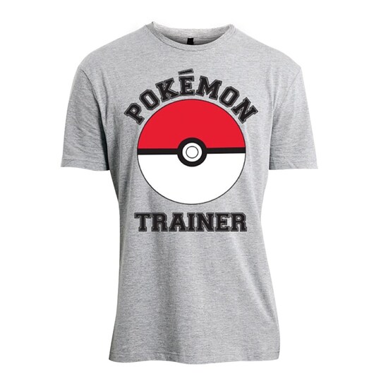 T-shirt Pokemon Trainer grå (XXL)