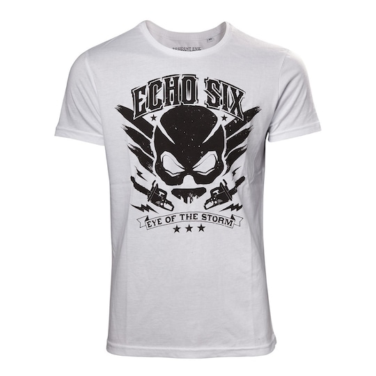 T-shirt Resident Evil Echo Six vit (XL)