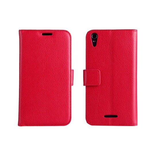 Mobilplånbok 2-kort Sony Xperia T3 (D5103)  - Röd