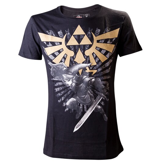 T-shirt The Legend of Zelda - Link svart (M)