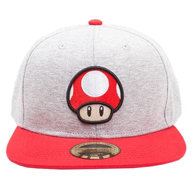 Nintendo Mushroom keps (grå)