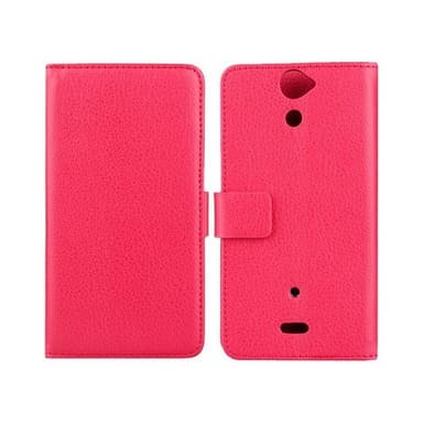 Mobilplånbok 2-kort Sony Xperia V (LT25i)  - Röd