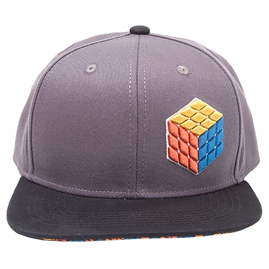 Rubik s Cube 3D logo keps (svart)