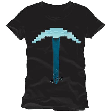 T-shirt Minecraft - Pick Axe svart (XL)