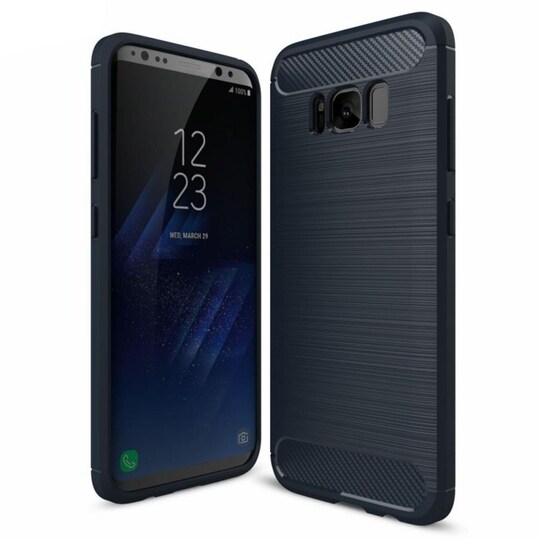 Borstat silikon TPU skal Samsung Galaxy S8 (SM-G950F)  - Blå