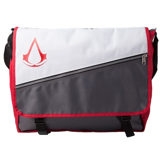 Assassin s Creed crest messenger väska (svart, vit)