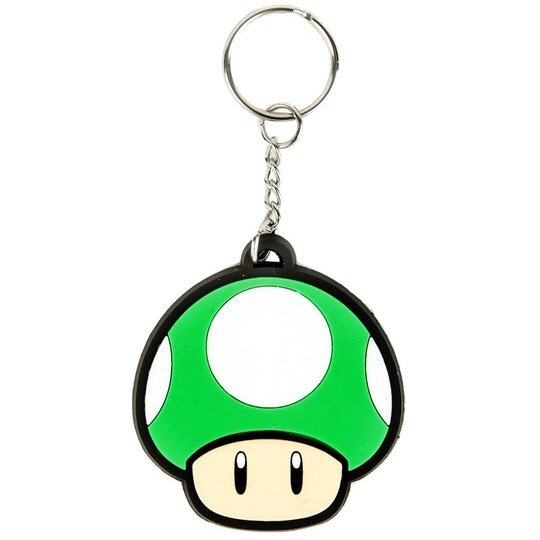 Nyckelring Nintendo - One-Up Mushroom (gummi)