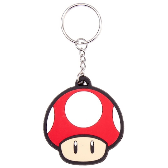 Nyckelring Nintendo - Super Mushroom (gummi)