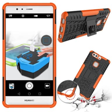 Stöttåligt skal med ställ Huawei P9 Plus (VIE-L29)  - Orange
