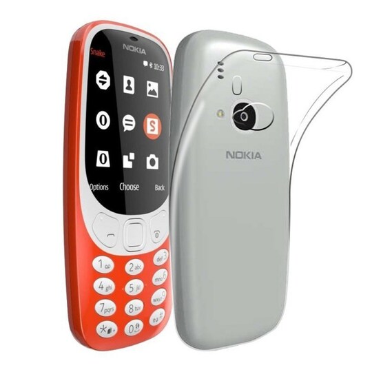 Silikon skal transparent Nokia 3310 2017 (TA1008)