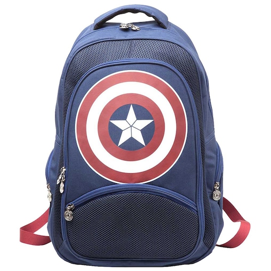 Marvel Captain America Cap s ryggsäck (blå)