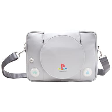 PlayStation konsol formad messenger väska (grå) PlayStation konsol formad messenger väska (grå)