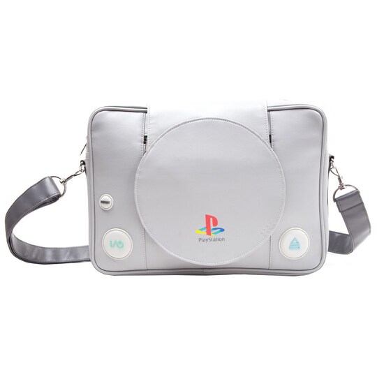 PlayStation konsol formad messenger väska (grå)