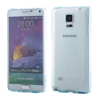 360° heltäckande silikon skal Samsung Galaxy Note 4 (SM-N910F)  - Bl