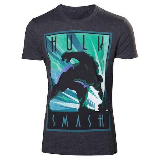 T-shirt Marvel - Hulk Smash grå (S)