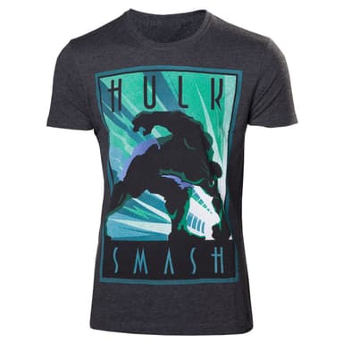 T-shirt Marvel - Hulk Smash grå (L)