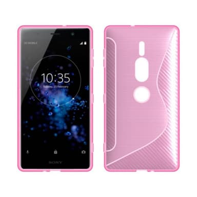 S Line Silikon Skal Sony Xperia Xz2 Premium H8166 Rosa Elgiganten