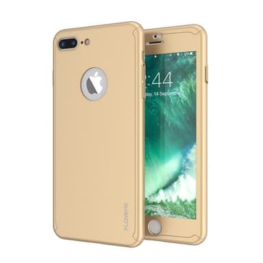 FLOVEME 360° skal med glas Apple iPhone 7 Plus  - Guld